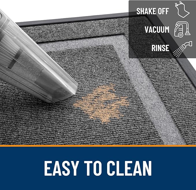 OLANLY Front Door Mat Indoor Outdoor Entrance, Waterproof All-Season, - Image 7