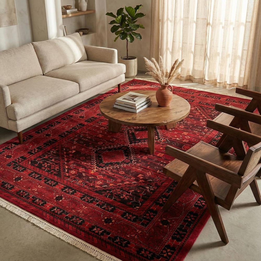 Unique Loom Tekke Collection Area Rug - Sheibani (6' 1" x 9' Rec...