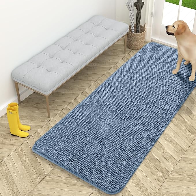 OLANLY Dog Door Mat for Muddy Paws 59x24, Absorbs Moisture and Dirt, Absorbent by OLANLY