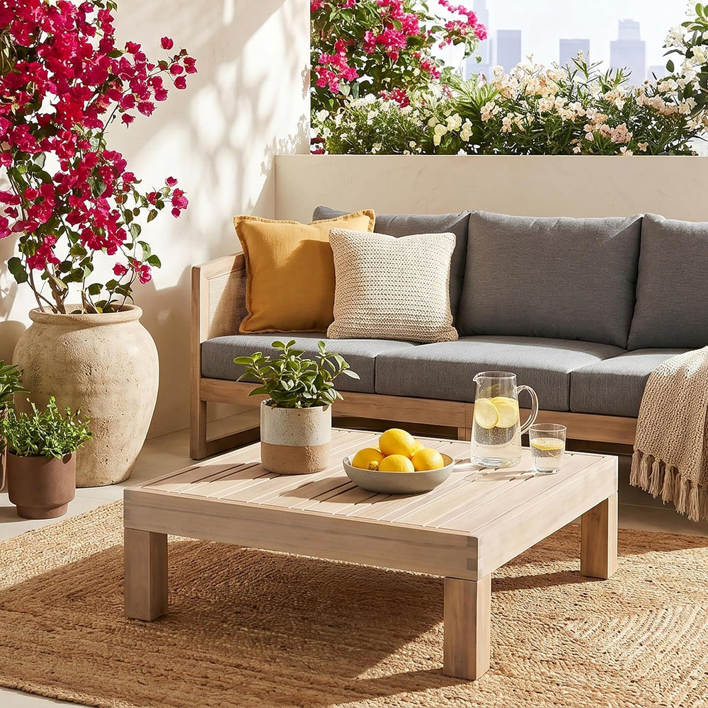 Christopher Knight Home Rynn Outdoor Coffee Table for Patio Furniture Set, We...