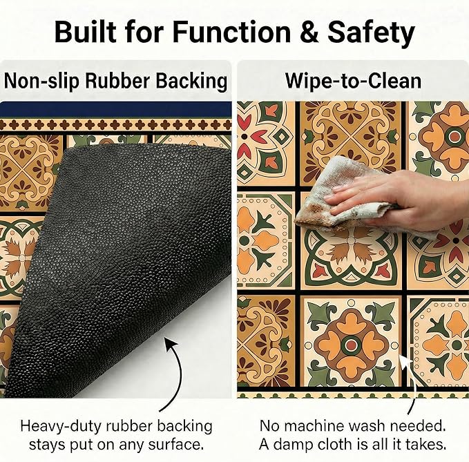 Boho Dish Drying Mat for Kitchen Counter - Image 3