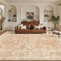 Madane 9x12 Area Rugs for Living Room, Machine Washable Vintage Rug by Madane