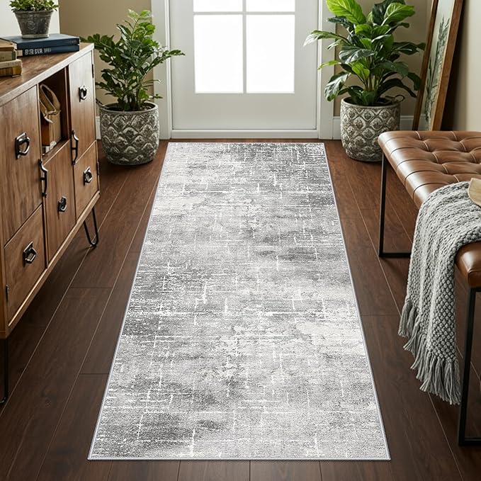 Washable Abstract 2x6 Kitchen Rug: Non-Slip Sink Stove Floor Mat - Image 5