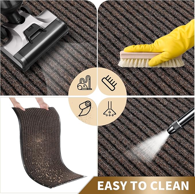 Yimobra Front Door Mat Outdoor Indoor Entrance, 100% Waterproof All-Season All - Image 5