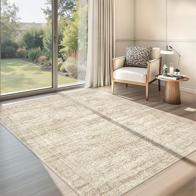 3x5 Washable Area Rug for Entryway, Soft Kitchen Rugs Non Slip for Dining Room - Image 3