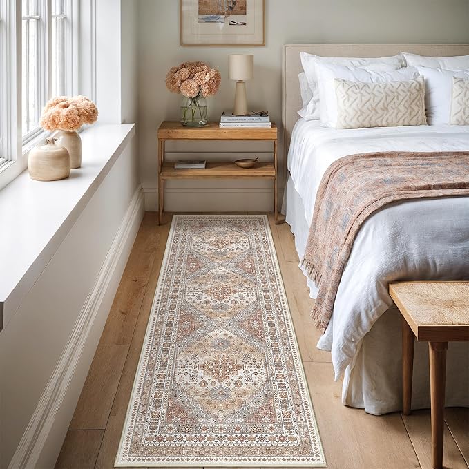 Kitchen Runner Rug Non Slip Washable 2.5x8, Soft Low Pile Entryway Rug Runners - Image 4