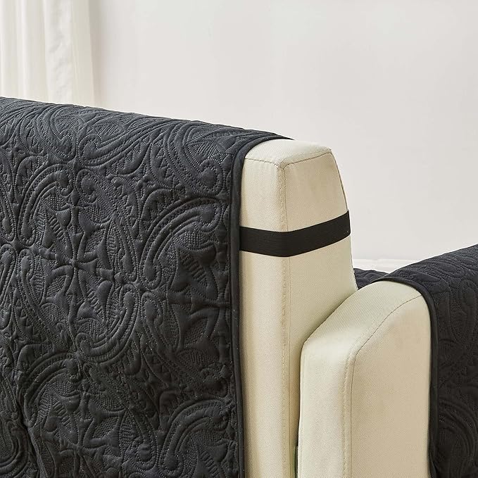 Great Bay Home Reversible Loveseat Cover - Image 4