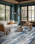 Latte&Fog 6x9 Area Rugs for Living Room Bedroom, Boho Non Slip Low Pile Carpet by LatteFog