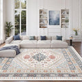 zesthome 9x12 Area Rugs for Living Room, Non-Slip Backing Washable Rugs by Zesthome