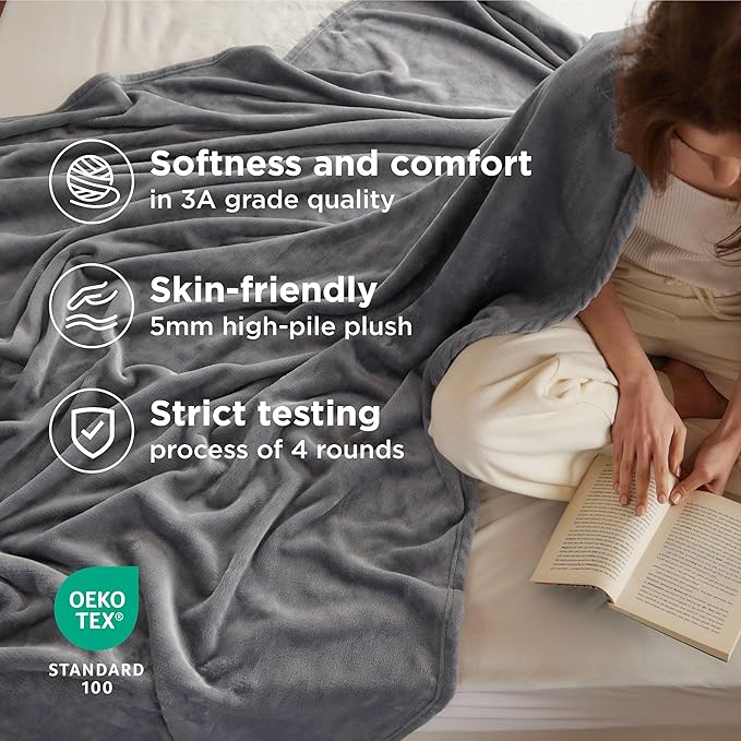 Bedsure GentleSoft Fleece Throw Blanket - Image 3