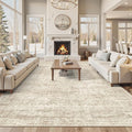 Soalmost 10x14 Area Rugs for Living Room, Non Slip Machine Washable Vintage Rugs by Soalmost