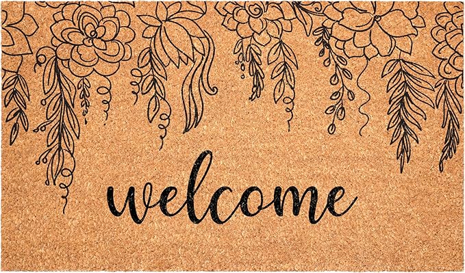 Calloway Mills Floral Vine Welcome by Callowaymills
