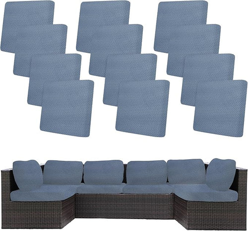 12Pcs Stretch Patio Cushion Covers, Outdoor Couch Covers Replacement, Outdoor by BIETYONE