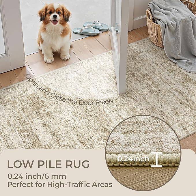 Washable Runner Rug 2.5x16, Non-Slip Long Hallway Runner - Image 6