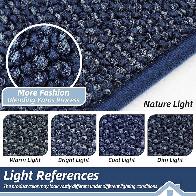 BEQHAUSE Kitchen Rugs and Mats 2PCS, Non-Slip Kitchen Mats - Image 5