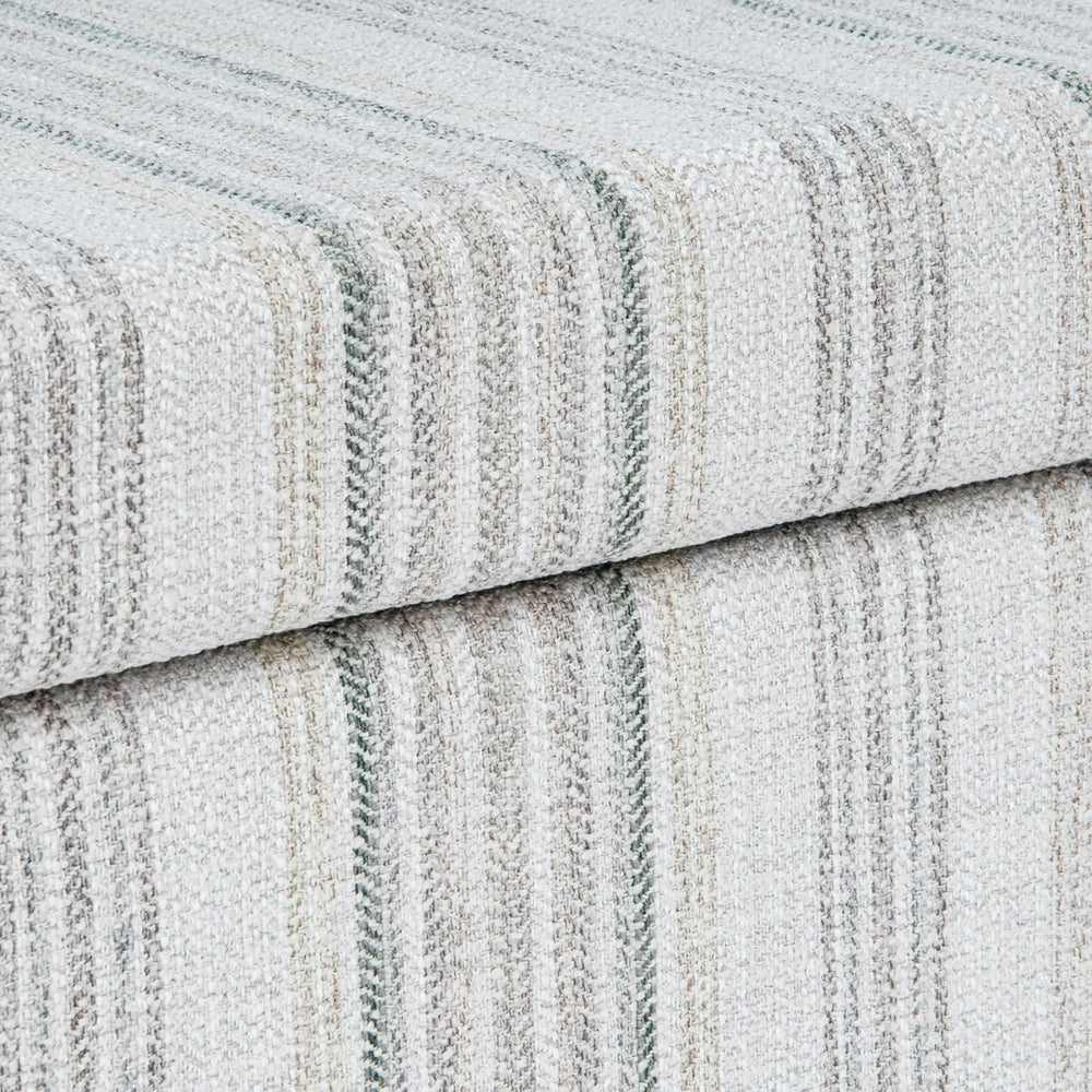 HomePop Malmo 36" Storage Bench - Gray Striped Pattern