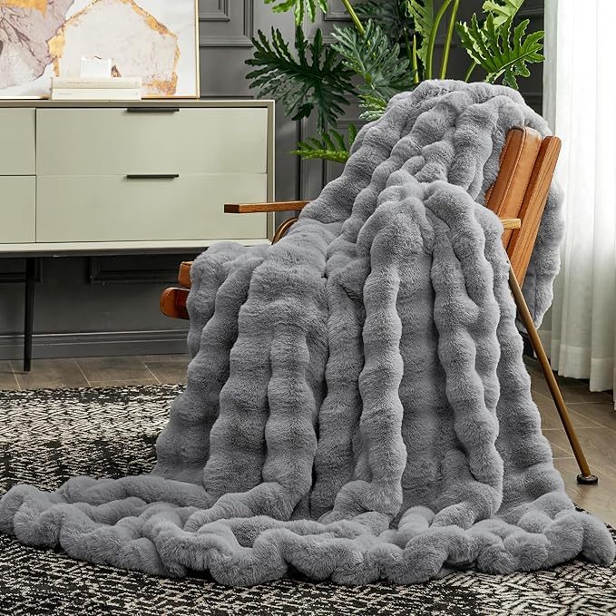 Cozy Bliss Faux Fur Throw Blanket - Image 7