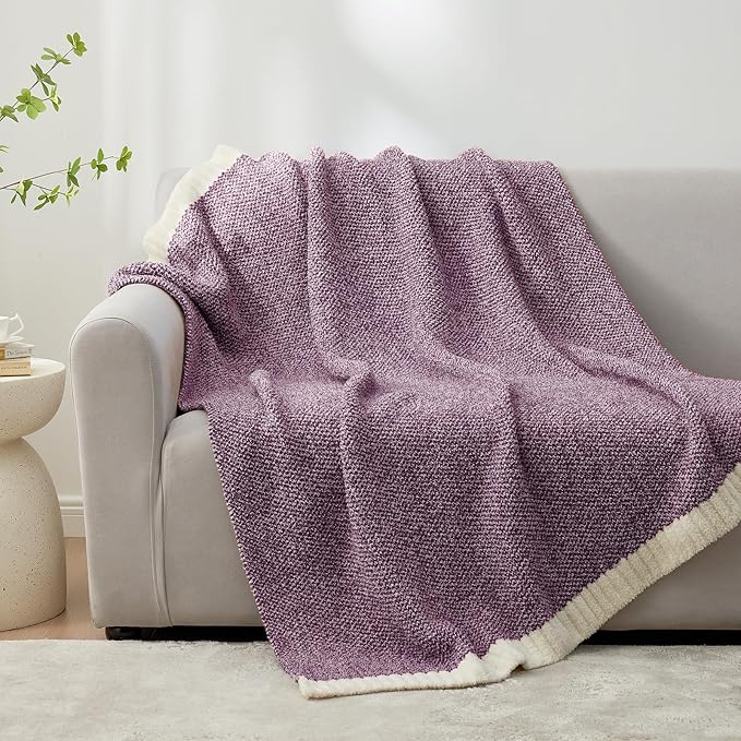 Snuggle Sac Buttery Purple Throw Blanket - Image 3