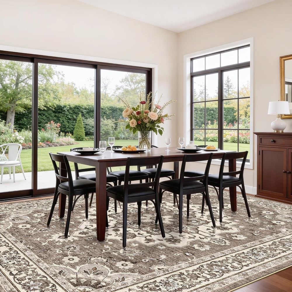 Soft 10x14 Area Rug: Large Rugs for Living Room Soft Stain Resistant Carpet