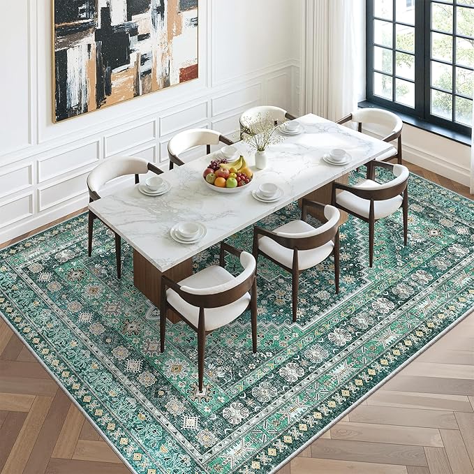 zesthome 8x10 Area Rugs for Living Room, Non-Slip Backing Washable Rugs - Image 8
