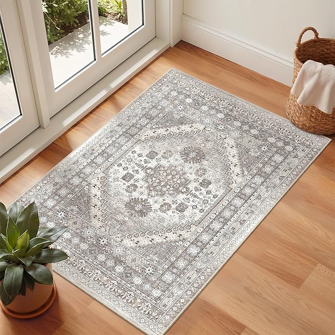 zesthome 2x3 Entryway Rug, Soft Washable Rugs, Non Slip Area Rug, Stain by Zesthome