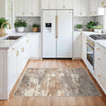 3x4 Washable Entryway Area Rug: Modern Abstract Small Runner Rug - Image 2