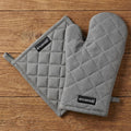 Encasa XO Heat Resistant 100% Cotton Oven Glove & Potholder Set by EncasaXO