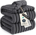 Bedsure GentleSoft Grey California King Size Blanket by BEDSURE