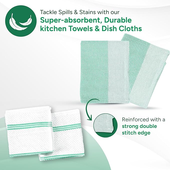 Casa Platino Potholders & Oven Mitts Heat Resistant, 8-Piece Mini Oven Mitt - Image 4