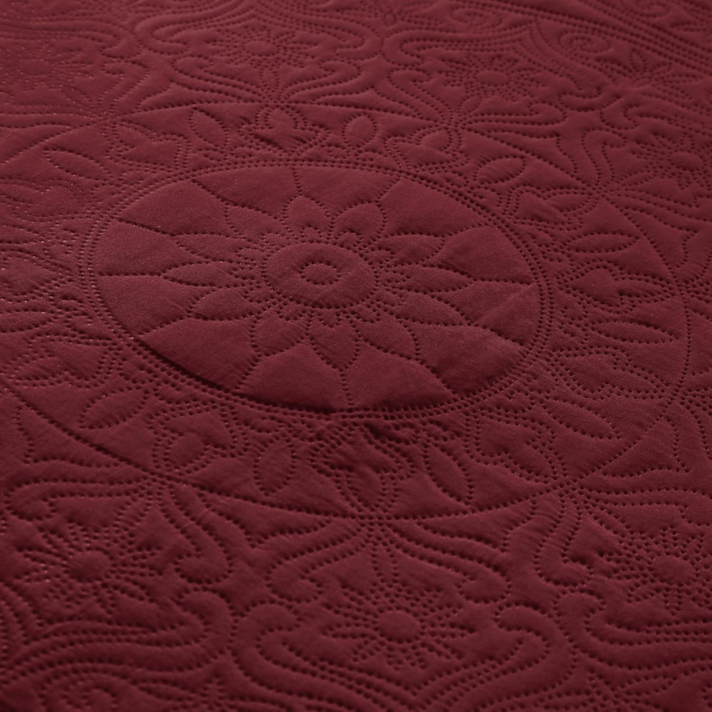 King Quilt Bedding Set with Pillow Shams – Lightweight Quilted Bedspread King...
