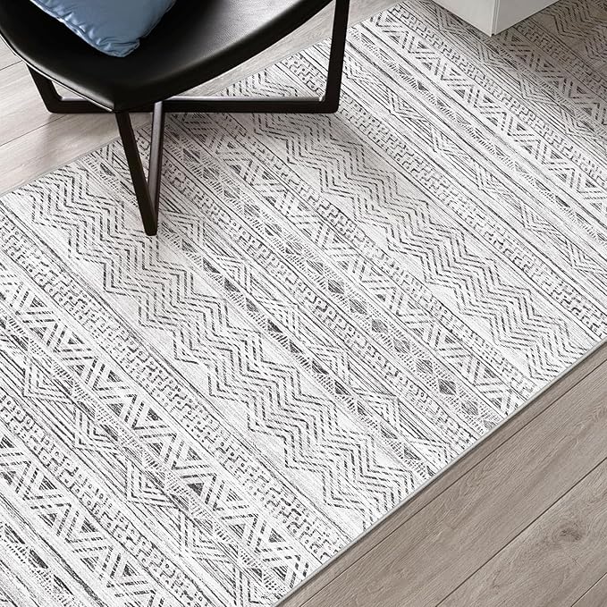 2x3 Washable Entryway Area Rug: Moroccan Small Runner Rug - Image 7