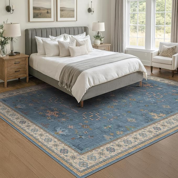 Boho 7x9 Living Room Rugs - Image 6