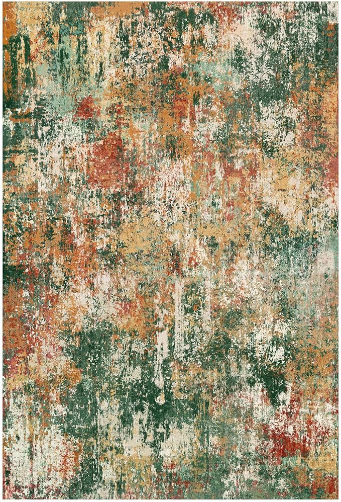 Washable Area Rugs 2'x10' Non-Slip Modern Abstract Soft - Image 8