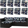 Outdoor Cushion Covers Set, Replacement by SUKAIKEQA