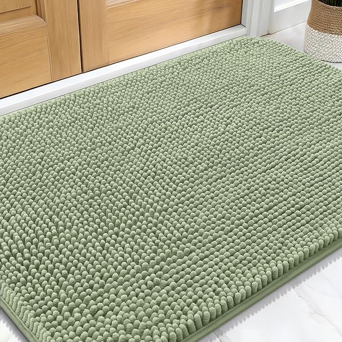 OLANLY Dog Door Mat for Muddy Paws 34x21, Absorbs Moisture and Dirt, Absorbent by OLANLY