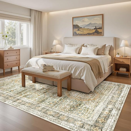 6x9 Area Rug for Living Room Washable 6x9 Non-Slip Modern Rugs for Bedroom - Image 2