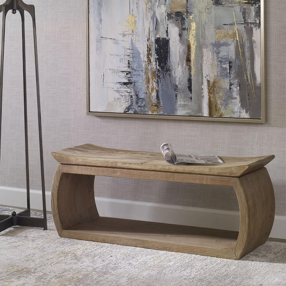 Uttermost Connor - Bench-17 Inches Tall and 42 Inches Wide