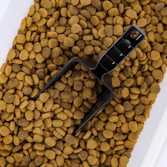 IRIS USA Dog Food Storage Container 40 lbs, Attachable Wheels, & Included Scoop - Image 7
