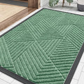 Smiry Front Door Mat Outside Entrance, Heavy Duty Sturdy Natural Rubber Doormat by Smiry