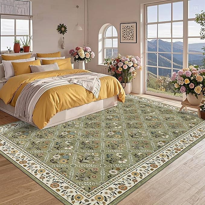 GarveeHome Living Room Rug 5x7 Rug Machine Washable Stain Resistant Area Rug - Image 2