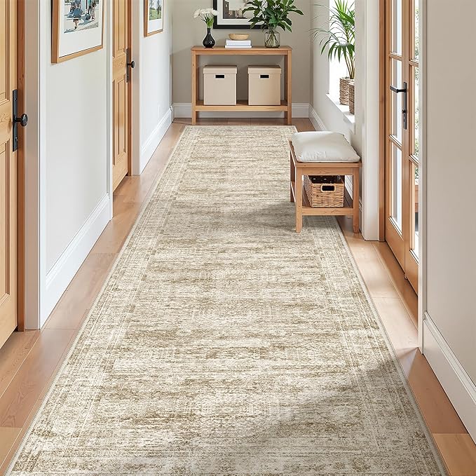 Washable Runner Rug 2.5x12, Non-Slip Long Bathroom Rugs Runner - Image 5