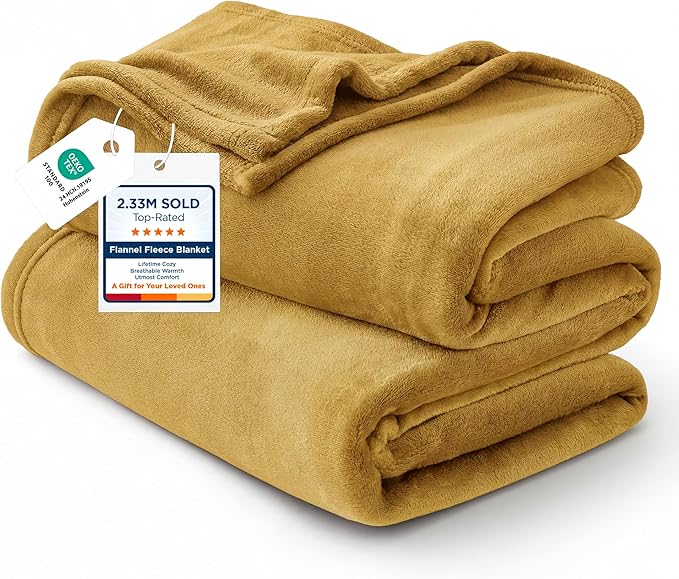 Bedsure GentleSoft Twin XL Fleece Blanket Dorm Bedding by BEDSURE