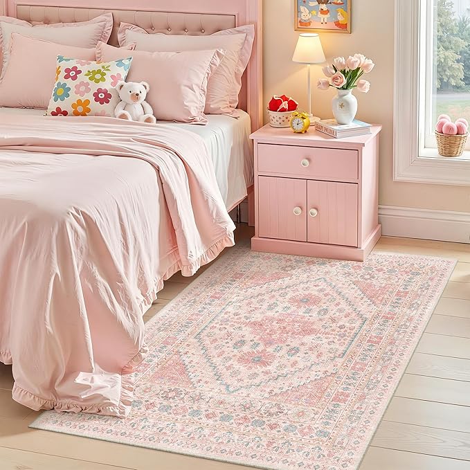 zesthome Pink Rug - Image 9