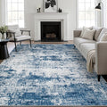 6x9 Area Rug Living Room Rug: Washable Modern Abstract Soft Thin Rug Indoor by FXRHLP