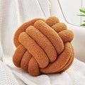 Uvvyui Knot Pillow Ball, Soft Home Decorative Pillows, Round Throw Pillow by Uvvyui