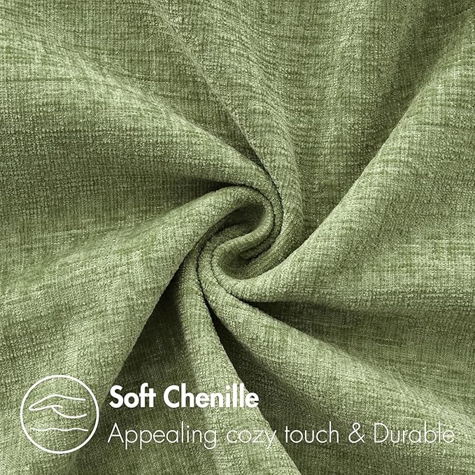 MIULEE Pack of 2 Couch Throw Pillow Covers 14x22 Inch Spring Soft Sage Green - Image 3