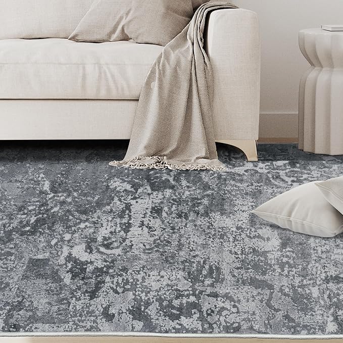 8x10 Area Rugs for Living Room Rug Washable: Abstract Large Rug for Dining Room - Image 3