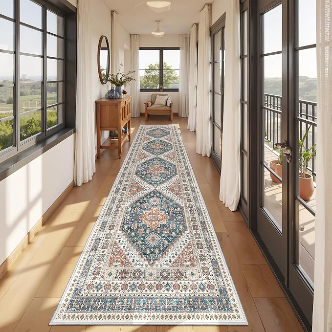 Kitchen Runner Rug Non Slip Washable 2.5x10, Soft Ultra-Thin Entryway Rug - Image 3