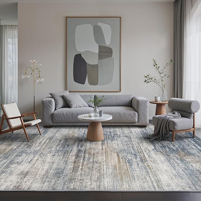 BEIMO Area Rugs 5x7 for Living Room Bedroom, Modern Abstract Machine Washable - Image 3