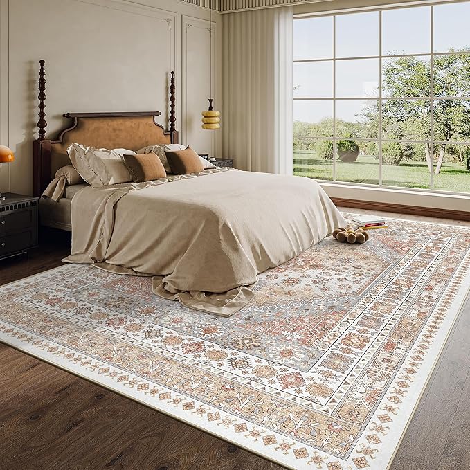zesthome 8x12 Area Rugs, Stain Resistant Washable Rug, Ultra-Thin Rugs - Image 9